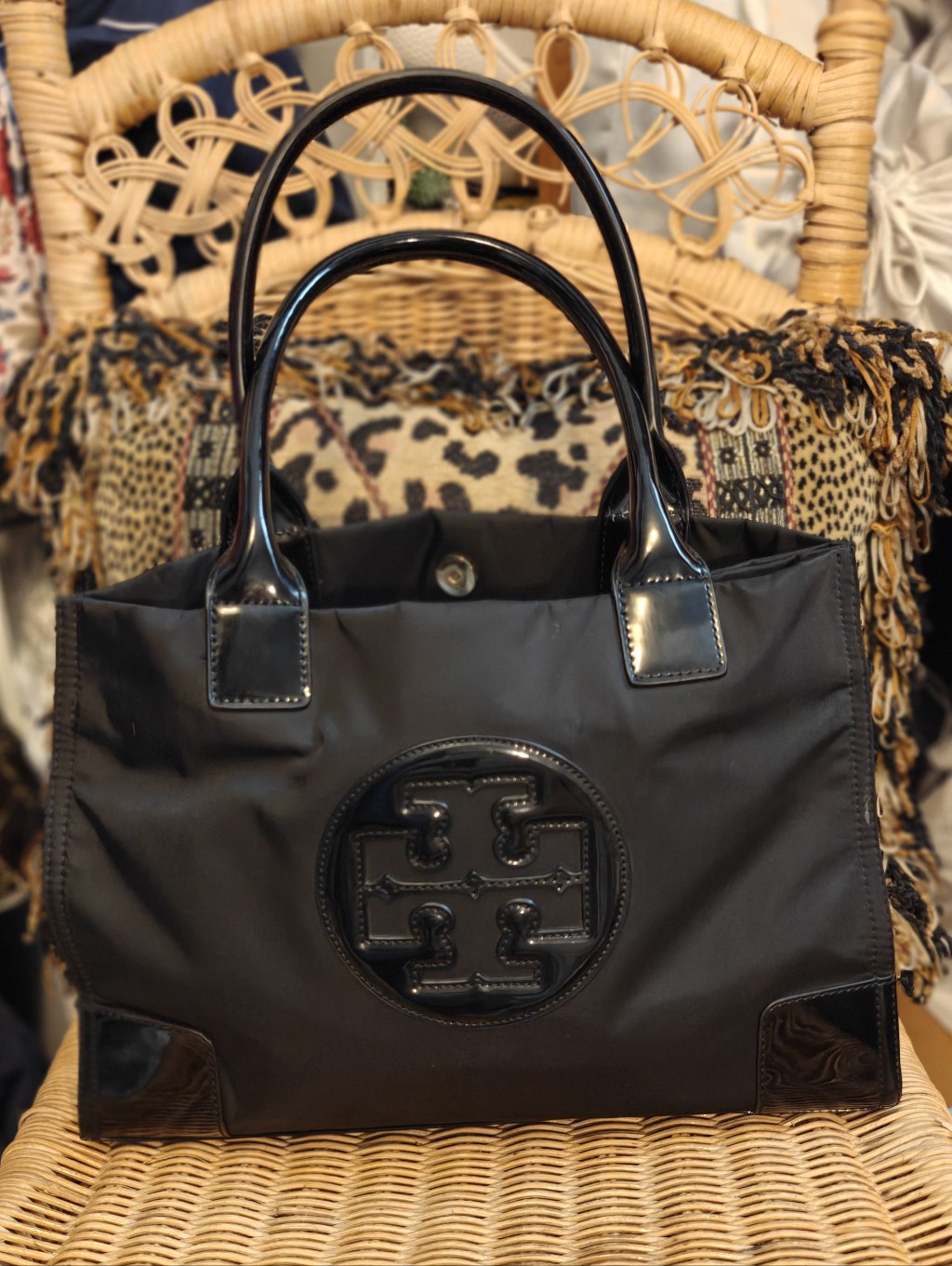 Tory Burch Small Ella Nylon Tote